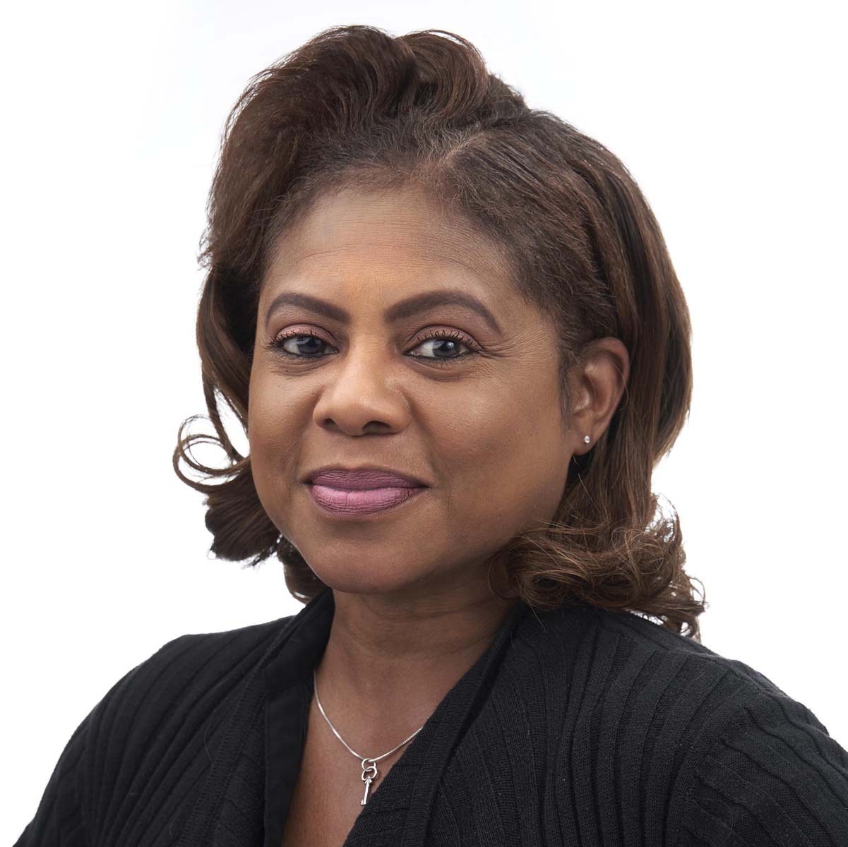 Mature woman professional headshot NYC corporate