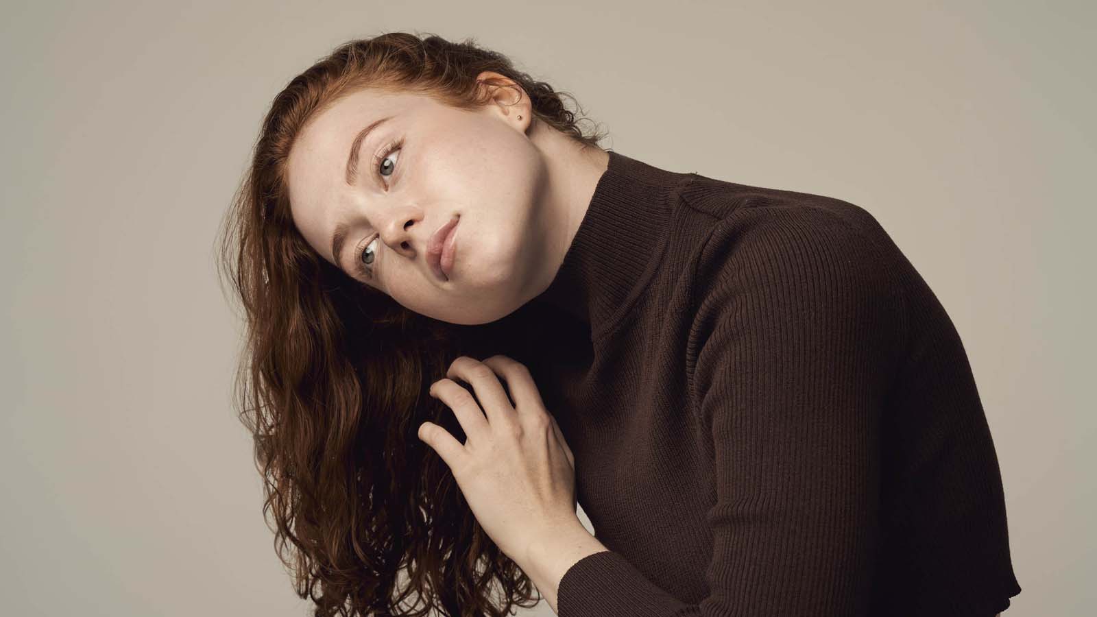 Redhead woman editorial beauty portrait NYC photographer