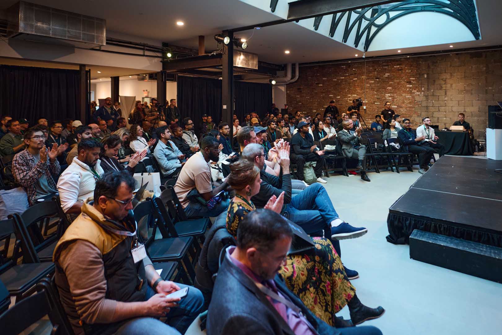 Tech expo crowd NYC event