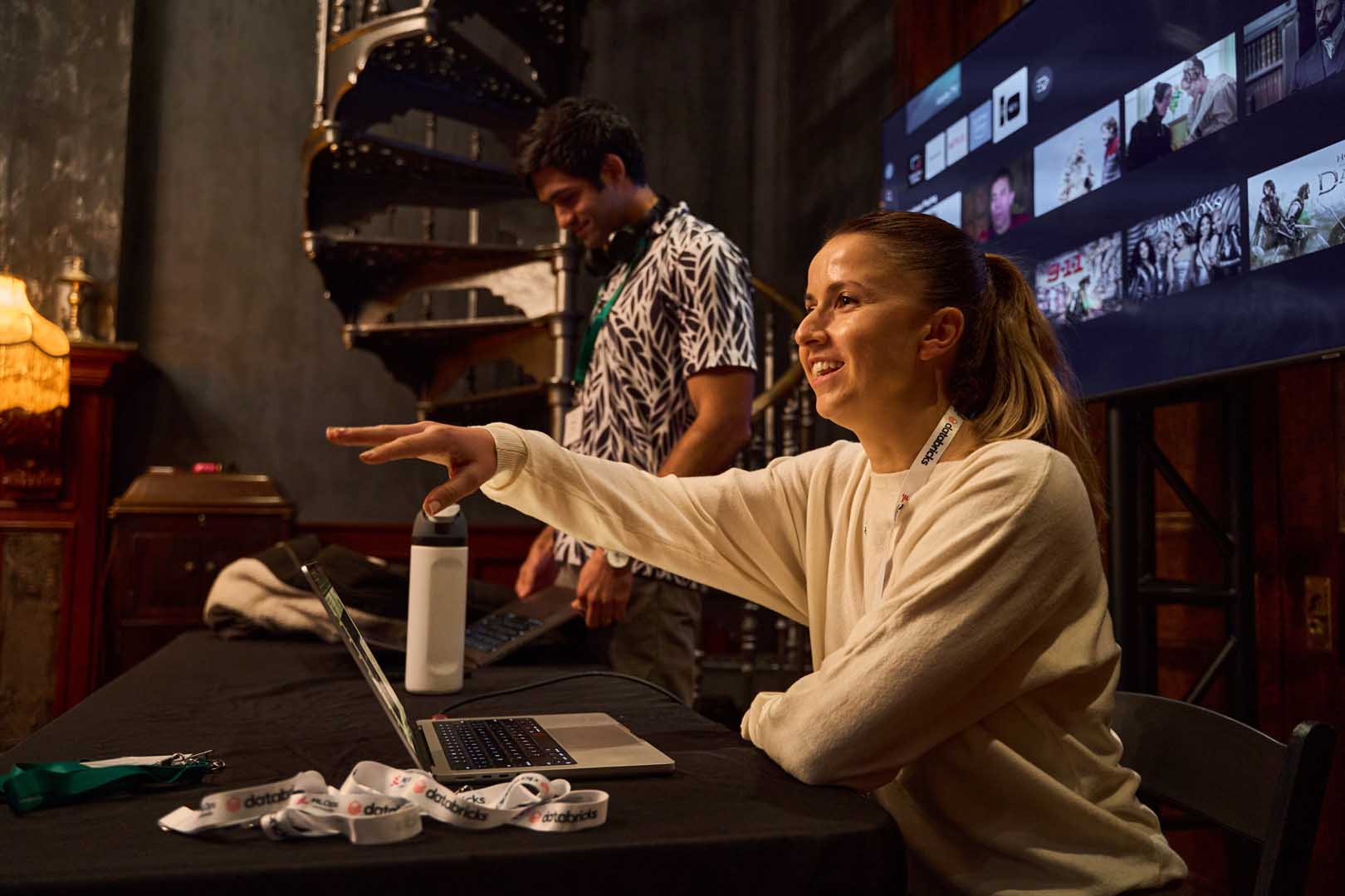 Tech expo networking moment NYC